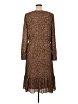 Talbots Animal Print Brown Casual Dress Size 12 - photo 2