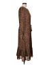 Talbots Animal Print Brown Casual Dress Size 12 - photo 4
