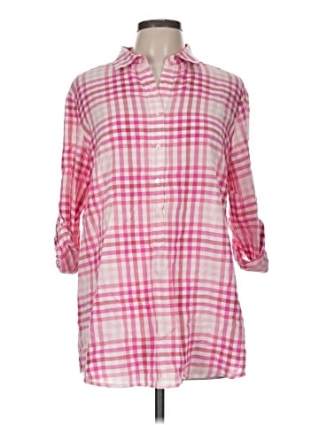 J. McLaughlin 3/4 Sleeve Button-Down Shirt (view 1)