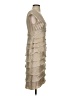 Cache Tan Cocktail Dress Size 2 - photo 4