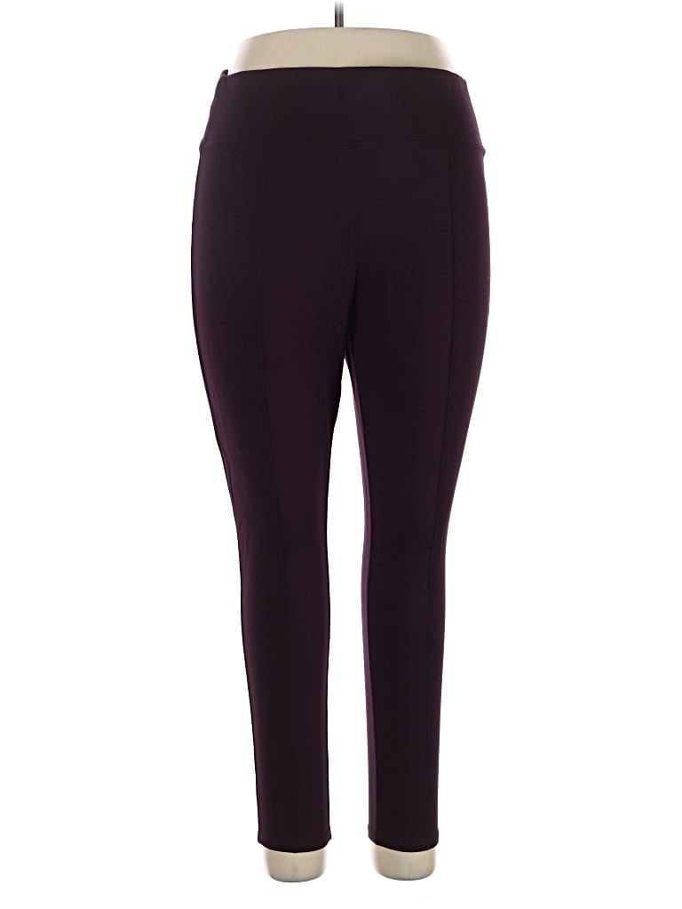 Pre-owned Nine West Active Pants In Burgundy