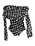 AFRM Polka Dots Black One Piece Swimsuit Size S - photo 1