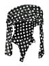 AFRM Polka Dots Black One Piece Swimsuit Size S - photo 2