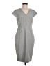 Ted Baker London Solid Gray Casual Dress Size 8 (3) - photo 1