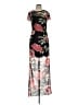 No Comment Floral Black Casual Dress Size L - photo 1