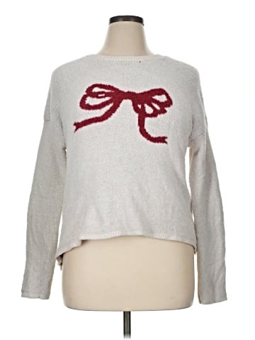Happily Grey Pullover Sweater (view 1)