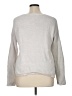 Happily Grey 100% Polyester Silver Pullover Sweater Size XL - photo 2