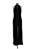 Nina Leonard Solid Black Jumpsuit Size L - photo 2