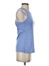 Buffbunny Collection Blue Sleeveless T-Shirt Size XS - photo 4