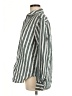 Unsubscribed 100% Cotton Stripes Green Long Sleeve Button-Down Shirt Size M - photo 5