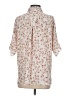 Buddy Love Floral Ivory Short Sleeve Blouse Size S - photo 2