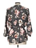 J for Justify 100% Polyester Gray 3/4 Sleeve Blouse Size L - photo 2