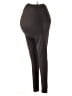 PoshDivah Black Gray Active Pants Size M - photo 1