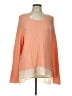 Moth Color Block Orange Pullover Sweater Size L - photo 1
