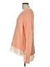 Moth Color Block Orange Pullover Sweater Size L - photo 5