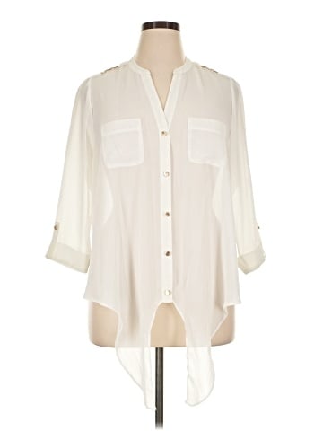 New Directions 3/4 Sleeve Blouse (view 1)