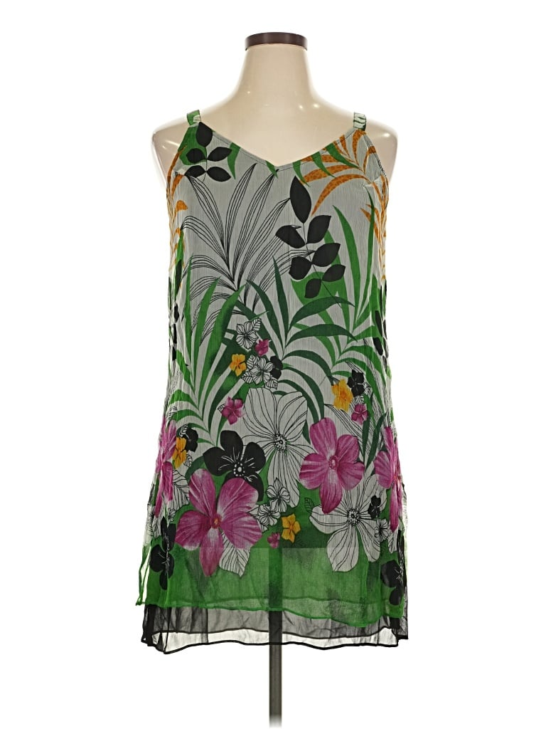 Pre-owned Assorted Brands Cocktail Dress In Green