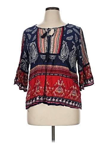 BILA 3/4 Sleeve Blouse (view 1)