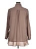 Pleione 100% Polyester Brown Long Sleeve Blouse Size XL - photo 2