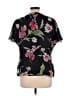 Notations 100% Polyester Black Short Sleeve Blouse Size XL - photo 2