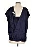 Club Monaco Blue Short Sleeve Top Size 2 - photo 2