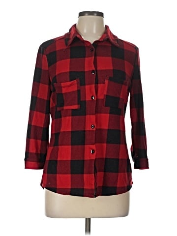 Polly & Esther 3/4 Sleeve Blouse (view 1)