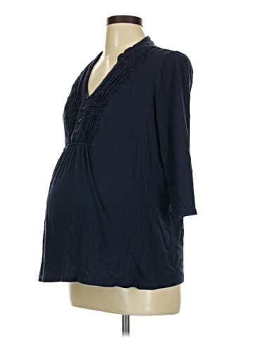 Oh Baby By Motherhood 3/4 Sleeve Blouse (view 1)