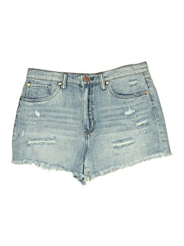 See Thru Soul Denim Shorts (view 1)