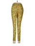 BCBGeneration Animal Print Yellow Leggings Size M - photo 2