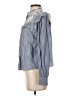MNG Blue Long Sleeve Blouse Size 4 - photo 5