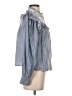 MNG Blue Long Sleeve Blouse Size 4 - photo 4
