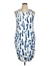 Peach Graphic Blue Cocktail Dress Size XL - photo 1