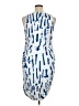Peach Graphic Blue Cocktail Dress Size XL - photo 2