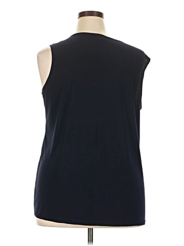 Double Take Sleeveless Blouse (view 2)
