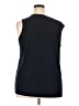 Double Take Black Blue Sleeveless Blouse Size 2X - photo 2