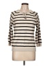 Andrea Jovine 100% Cotton Ivory Pullover Sweater Size L - photo 1