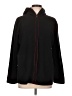 Kate Hill 100% Polyester Black Zip Up Hoodie Size L - photo 1