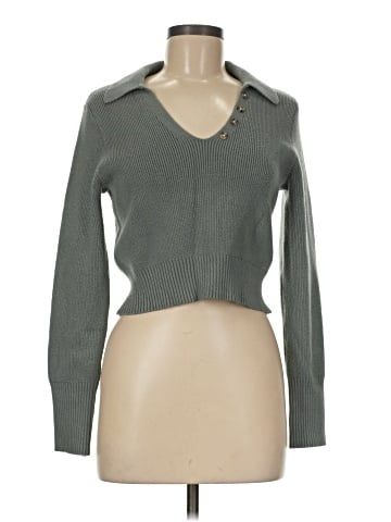 Happily Grey Pullover Sweater (view 1)