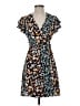 Blue Rain 100% Polyester Print Teal Casual Dress Size S - photo 1