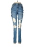 Aeropostale Hearts Blue Jeans Size 6 - photo 1