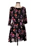 Forever 21 100% Polyester Floral Black Casual Dress Size L - photo 1