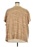 Muk Luks Brown Short Sleeve Blouse Size 5X - photo 2