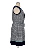 En Focus Studio Houndstooth Blue Casual Dress Size 14 - photo 4