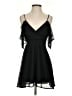 Lulus 100% Polyester Solid Black Cocktail Dress Size XS - photo 1