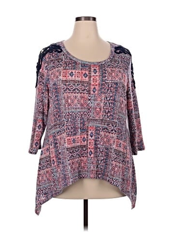 New Directions 3/4 Sleeve Blouse (view 1)
