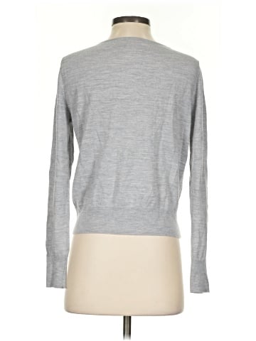 Madewell Merino Wool-Silk Blend V-Neck Sweater (view 2)