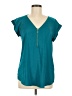 Express Teal Short Sleeve Top Size M - photo 1