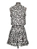 Buddy Love 100% Polyester Animal Print Silver Casual Dress Size S - photo 2