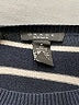 Grace Stripes Black Pullover Sweater Size M - photo 7