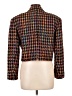 Ann May 100% Silk Tweed Gold Silk Blazer Size 12 - photo 2